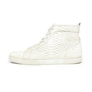 Christian Louboutin Python High Top Sneakers Size 43