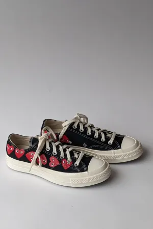 Comme des Garçons PLAY Multi Heart Converse Chuck Taylor Low Top
