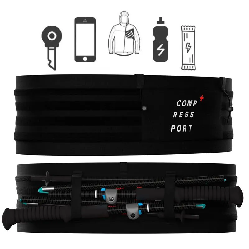 Compressport Unisex Free Belt Pro - Black