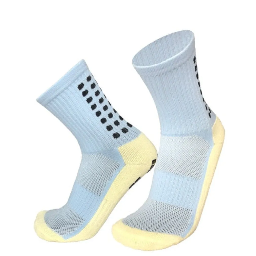 ContiNent 33 Football Socks Round Silicone Suction Cup Grip Anti Slip Soccer Socks Sports Men Women Baseball Rugby Socks
