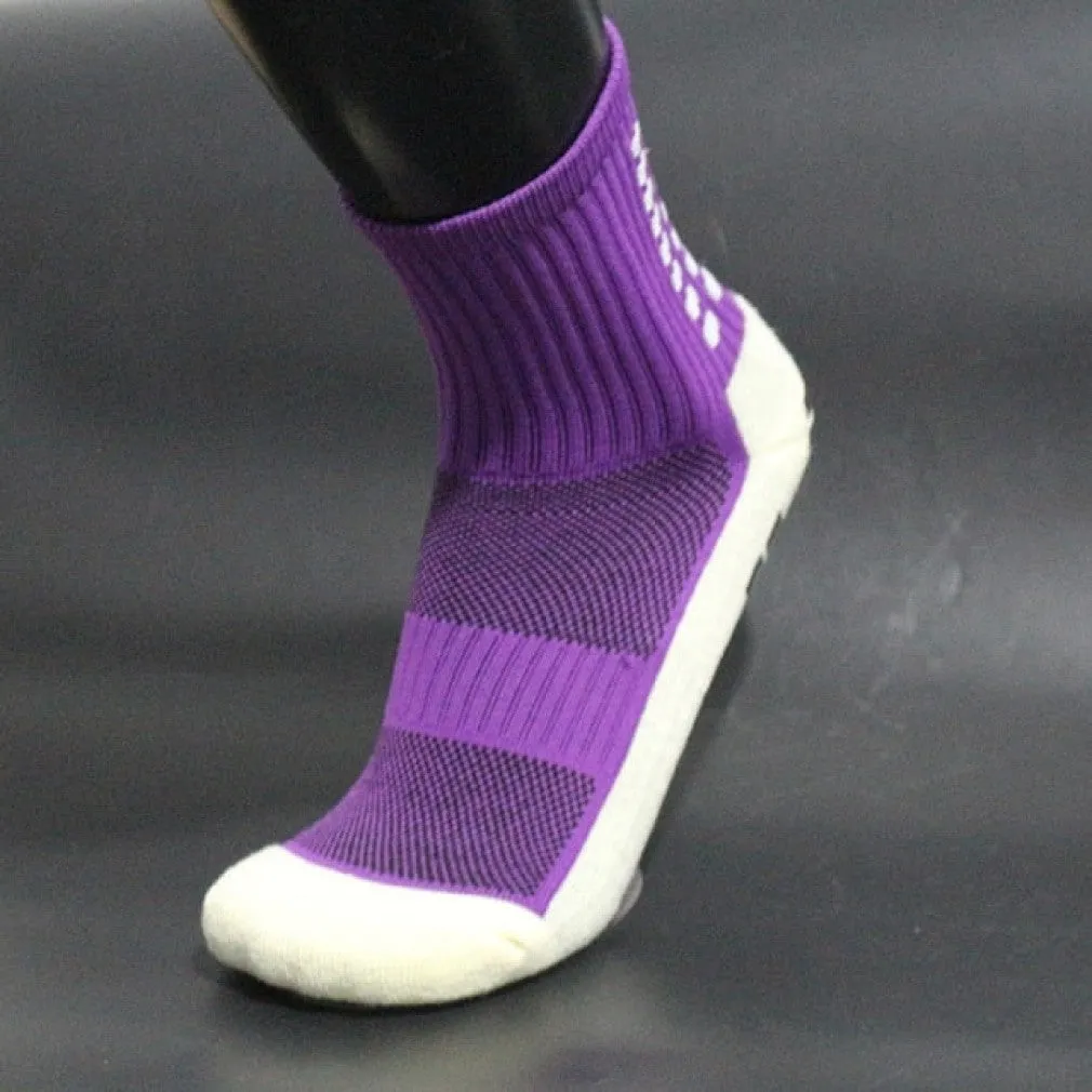 ContiNent 33 Football Socks Round Silicone Suction Cup Grip Anti Slip Soccer Socks Sports Men Women Baseball Rugby Socks