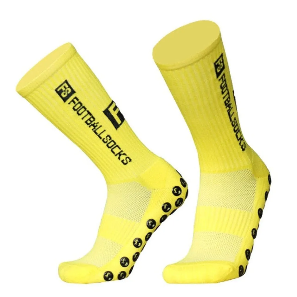 ContiNent 33 Football Socks Round Silicone Suction Cup Grip Anti Slip Soccer Socks Sports Men Women Baseball Rugby Socks