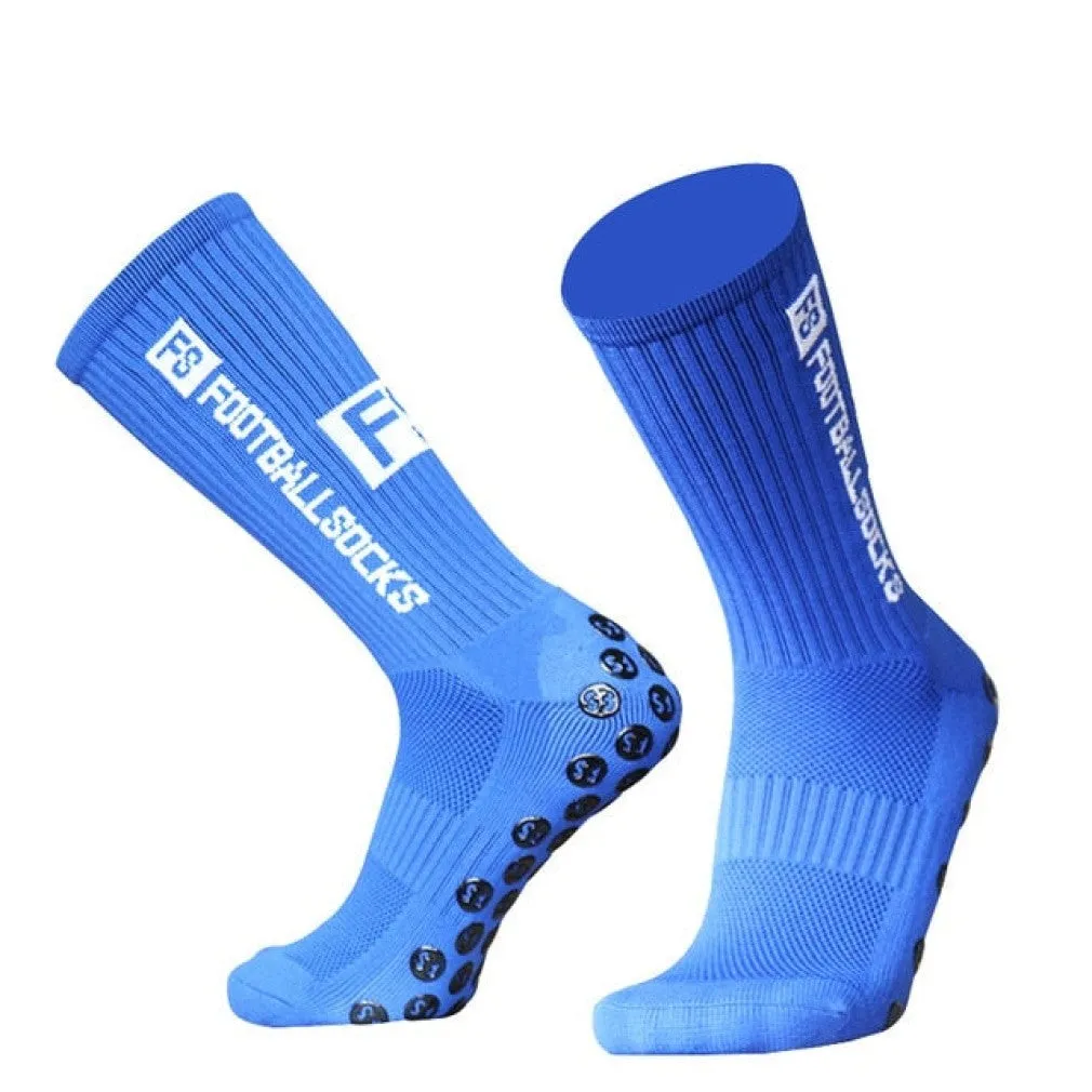 ContiNent 33 Football Socks Round Silicone Suction Cup Grip Anti Slip Soccer Socks Sports Men Women Baseball Rugby Socks