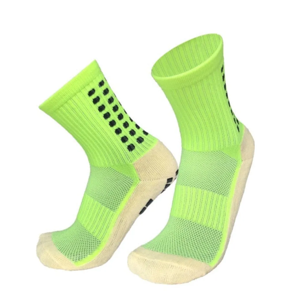 ContiNent 33 Football Socks Round Silicone Suction Cup Grip Anti Slip Soccer Socks Sports Men Women Baseball Rugby Socks