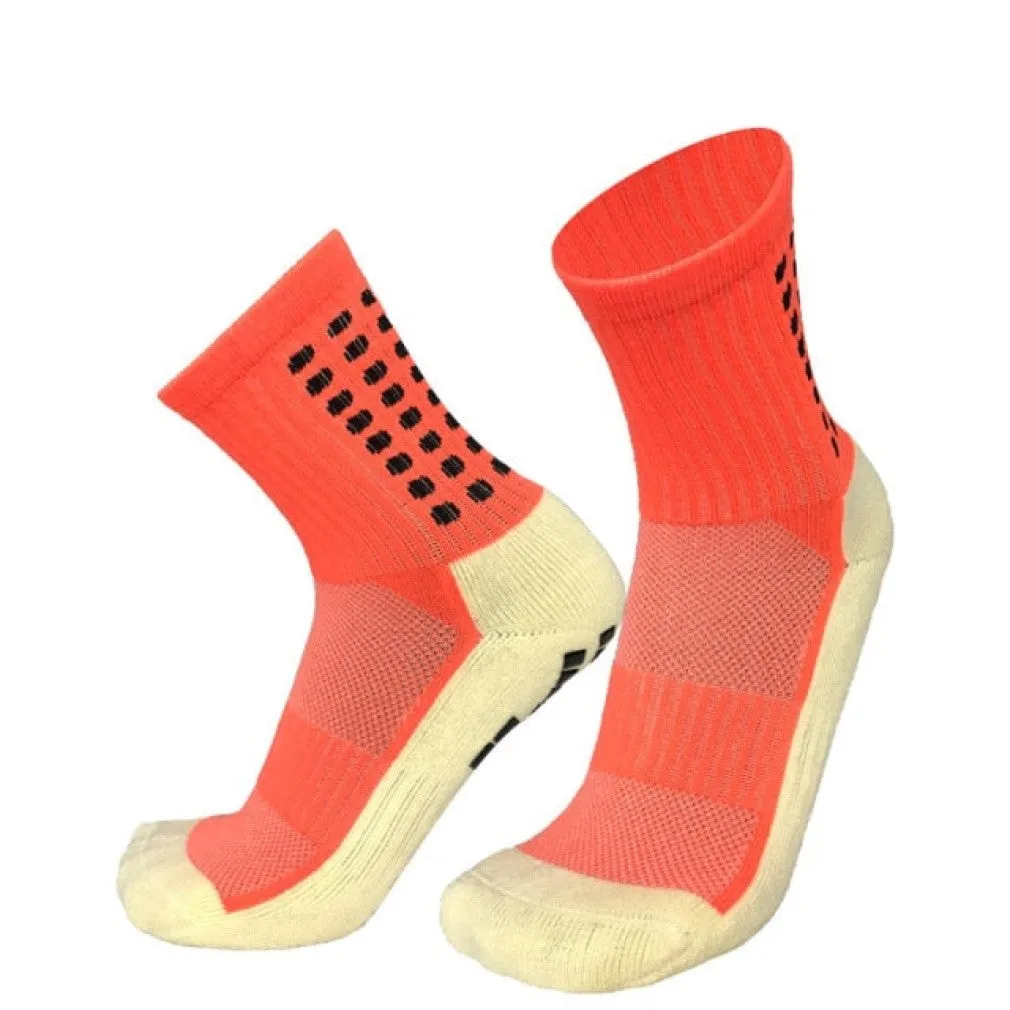 ContiNent 33 Football Socks Round Silicone Suction Cup Grip Anti Slip Soccer Socks Sports Men Women Baseball Rugby Socks