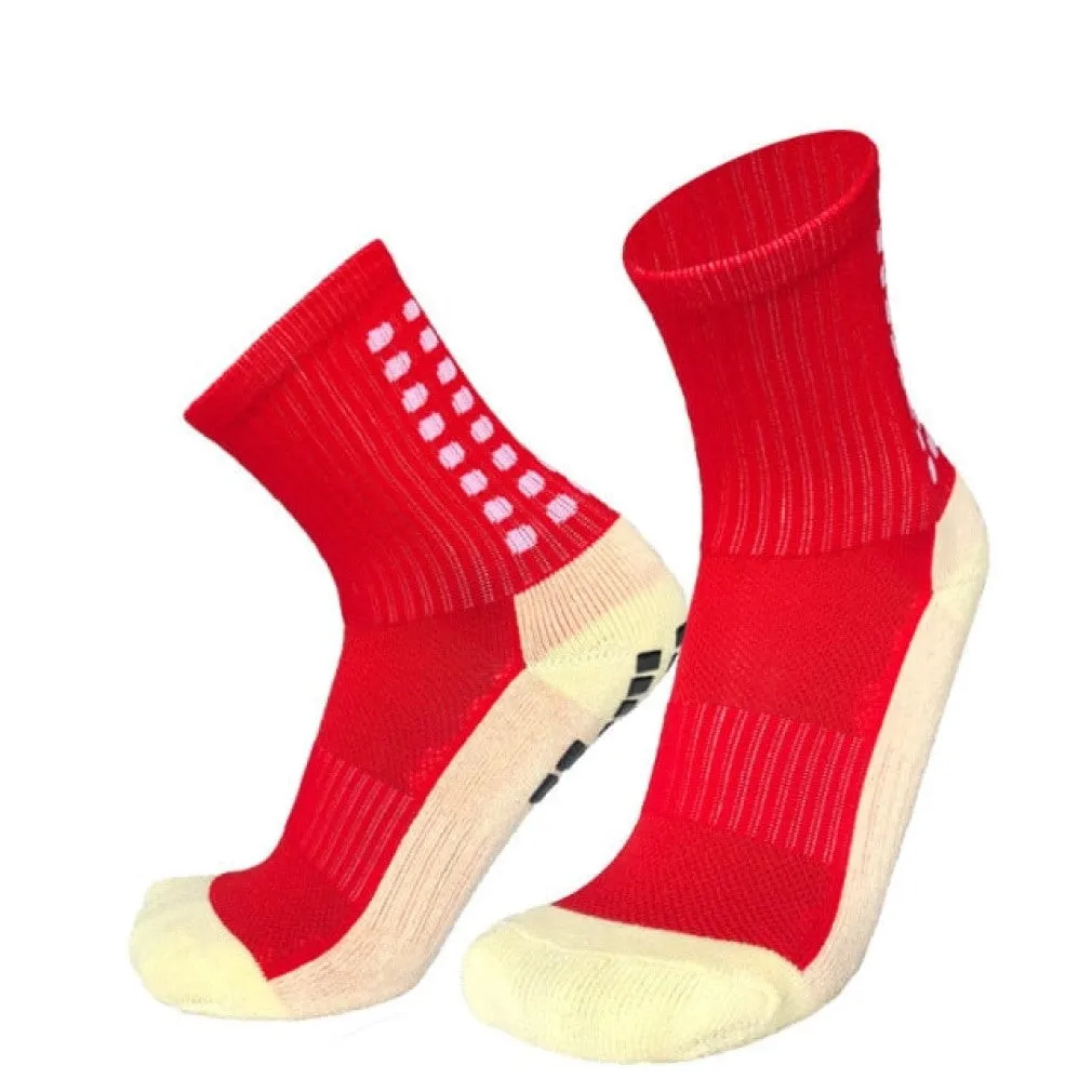 ContiNent 33 Football Socks Round Silicone Suction Cup Grip Anti Slip Soccer Socks Sports Men Women Baseball Rugby Socks