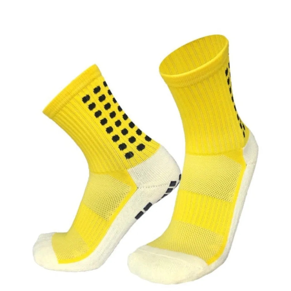 ContiNent 33 Football Socks Round Silicone Suction Cup Grip Anti Slip Soccer Socks Sports Men Women Baseball Rugby Socks