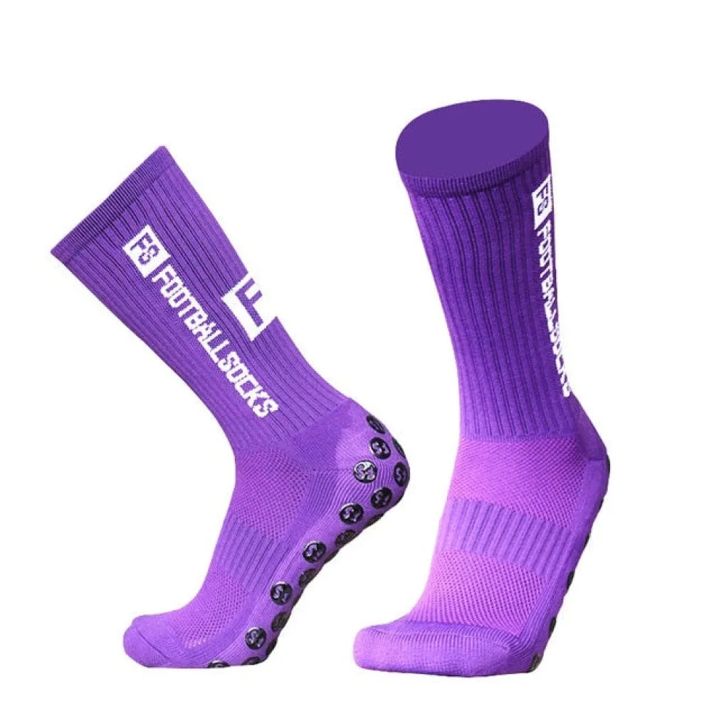 ContiNent 33 Football Socks Round Silicone Suction Cup Grip Anti Slip Soccer Socks Sports Men Women Baseball Rugby Socks