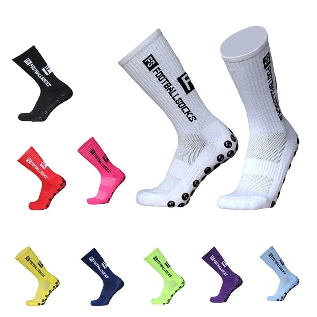 ContiNent 33 Football Socks Round Silicone Suction Cup Grip Anti Slip Soccer Socks Sports Men Women Baseball Rugby Socks