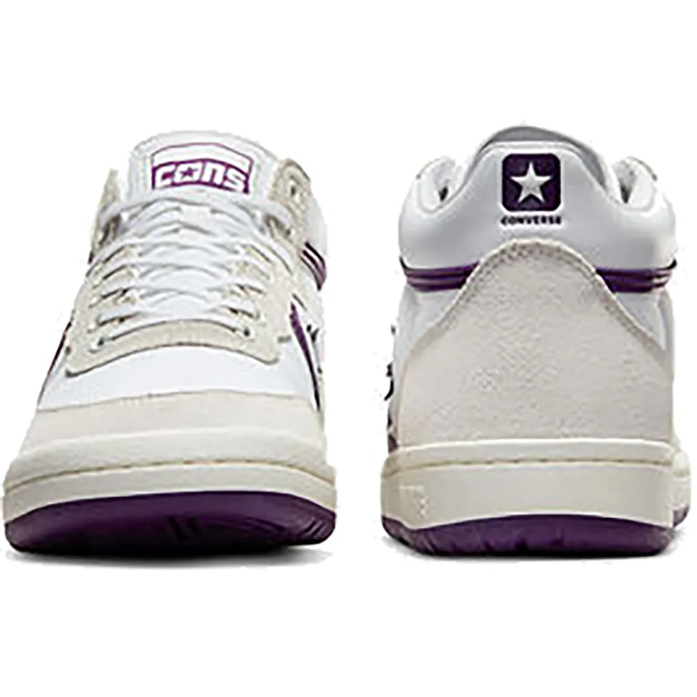 Converse CONS Fastbreak Pro Mid Shoes White/Vaporous Gray/Purple
