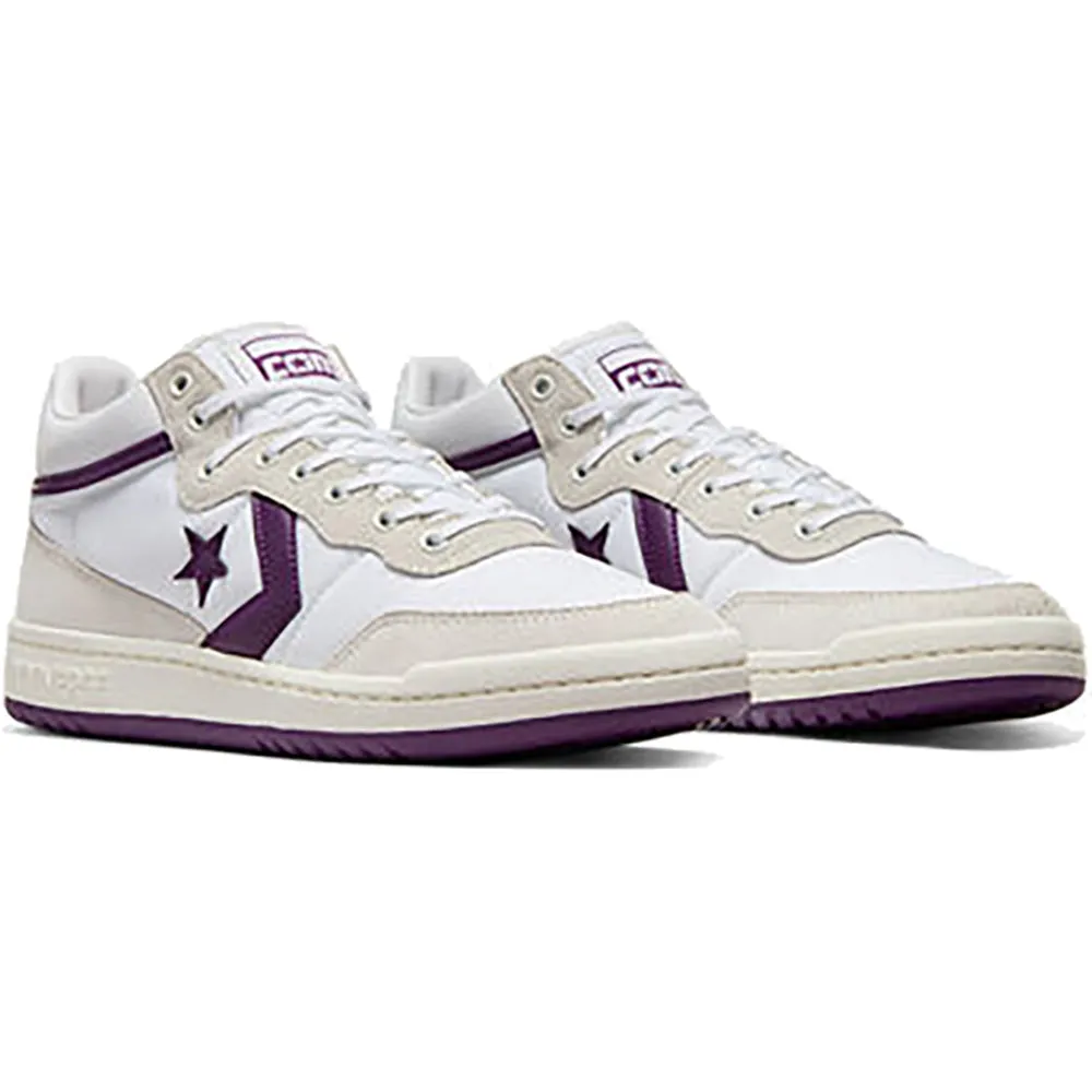 Converse CONS Fastbreak Pro Mid Shoes White/Vaporous Gray/Purple
