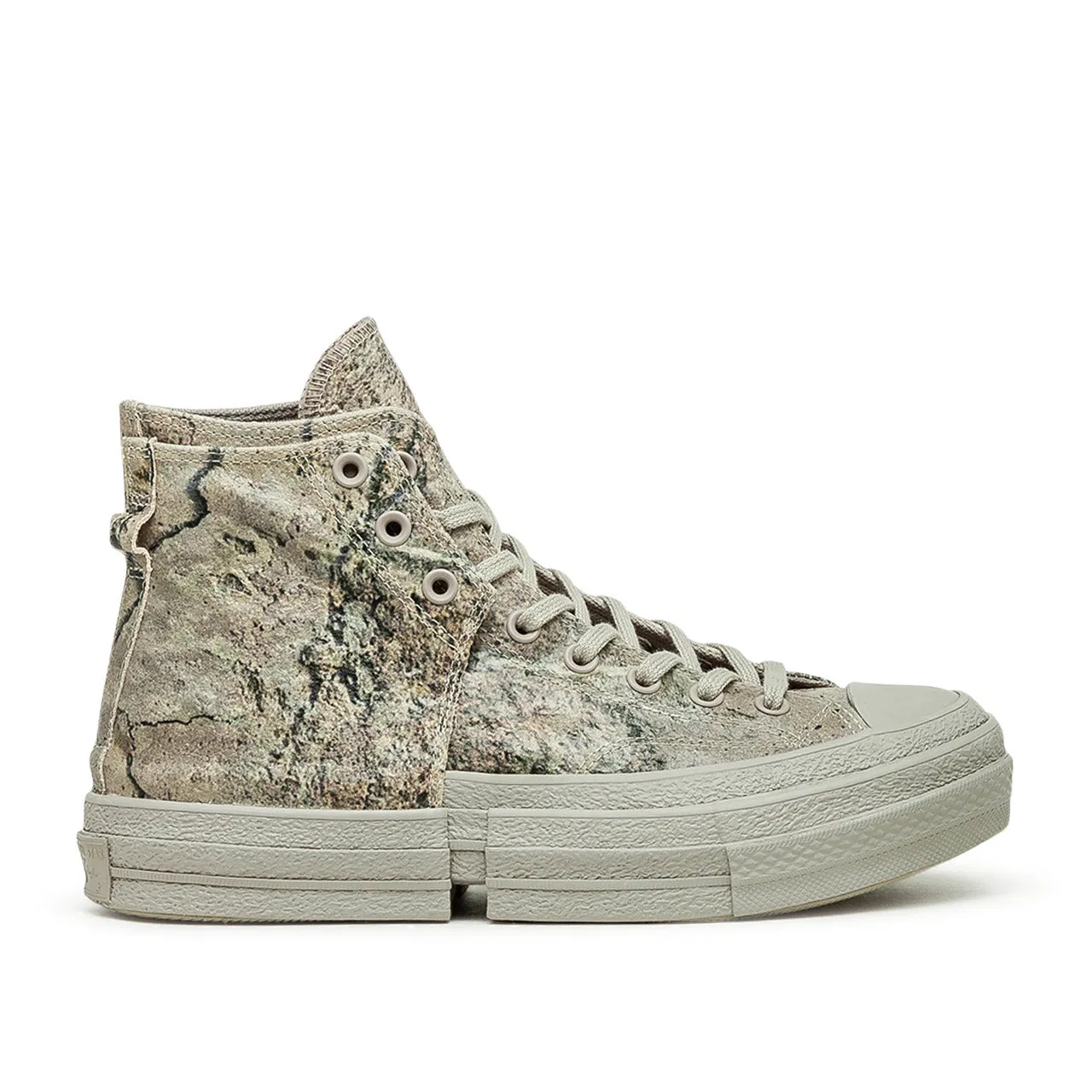 converse x feng chen wang chuck 70 2 in 1 hi (grey / grey / grey)