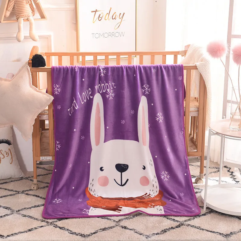 Coral Fleece Throw/Blanket for Big Kids