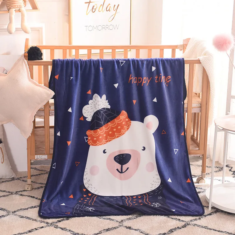 Coral Fleece Throw/Blanket for Big Kids