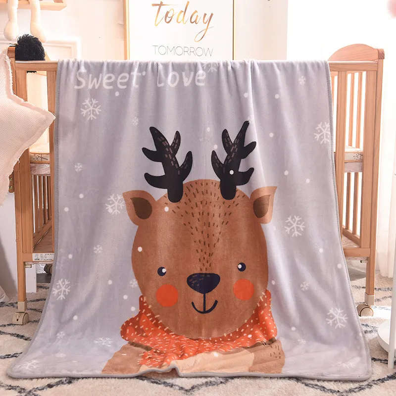 Coral Fleece Throw/Blanket for Big Kids