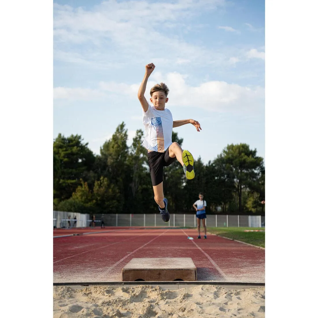 CUISSARD DE RUNNING ENFANT RESPIRANT - KIPRUN DRY NOIR
