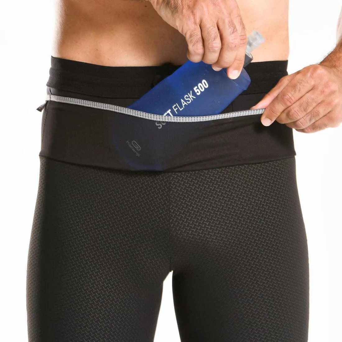 Cuissard de running / trail Homme longue distance - KIPRUN Run 900 Ultra Noir