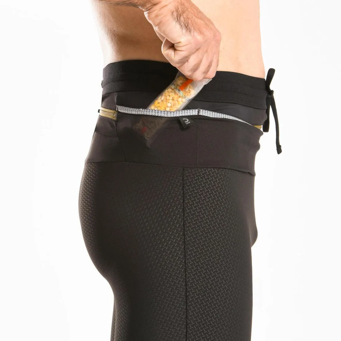 Cuissard de running / trail Homme longue distance - KIPRUN Run 900 Ultra Noir