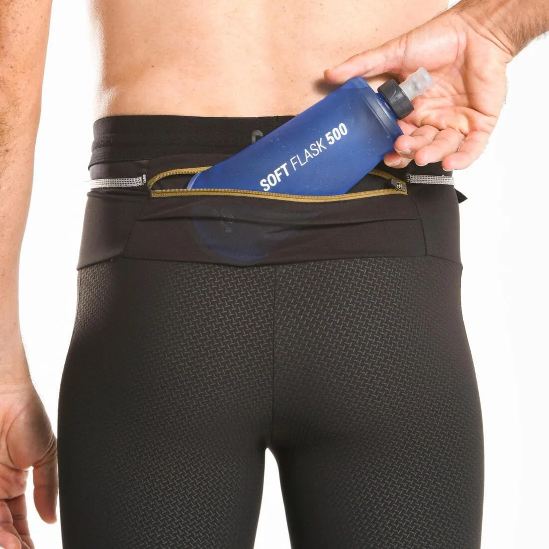 Cuissard de running / trail Homme longue distance - KIPRUN Run 900 Ultra Noir