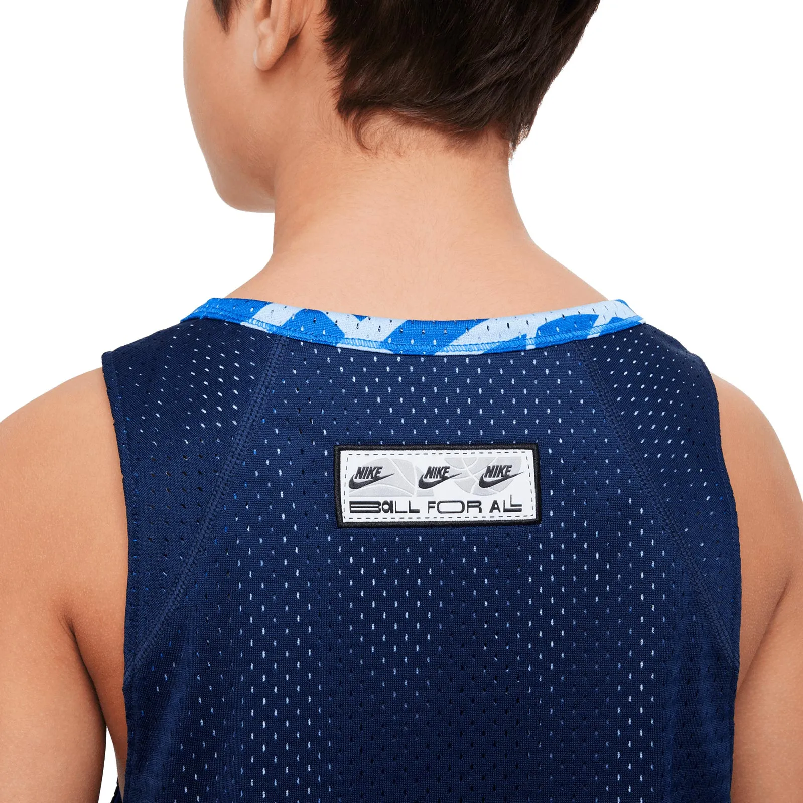 Culture of Basketball Reversible Youth Tank - Navy
