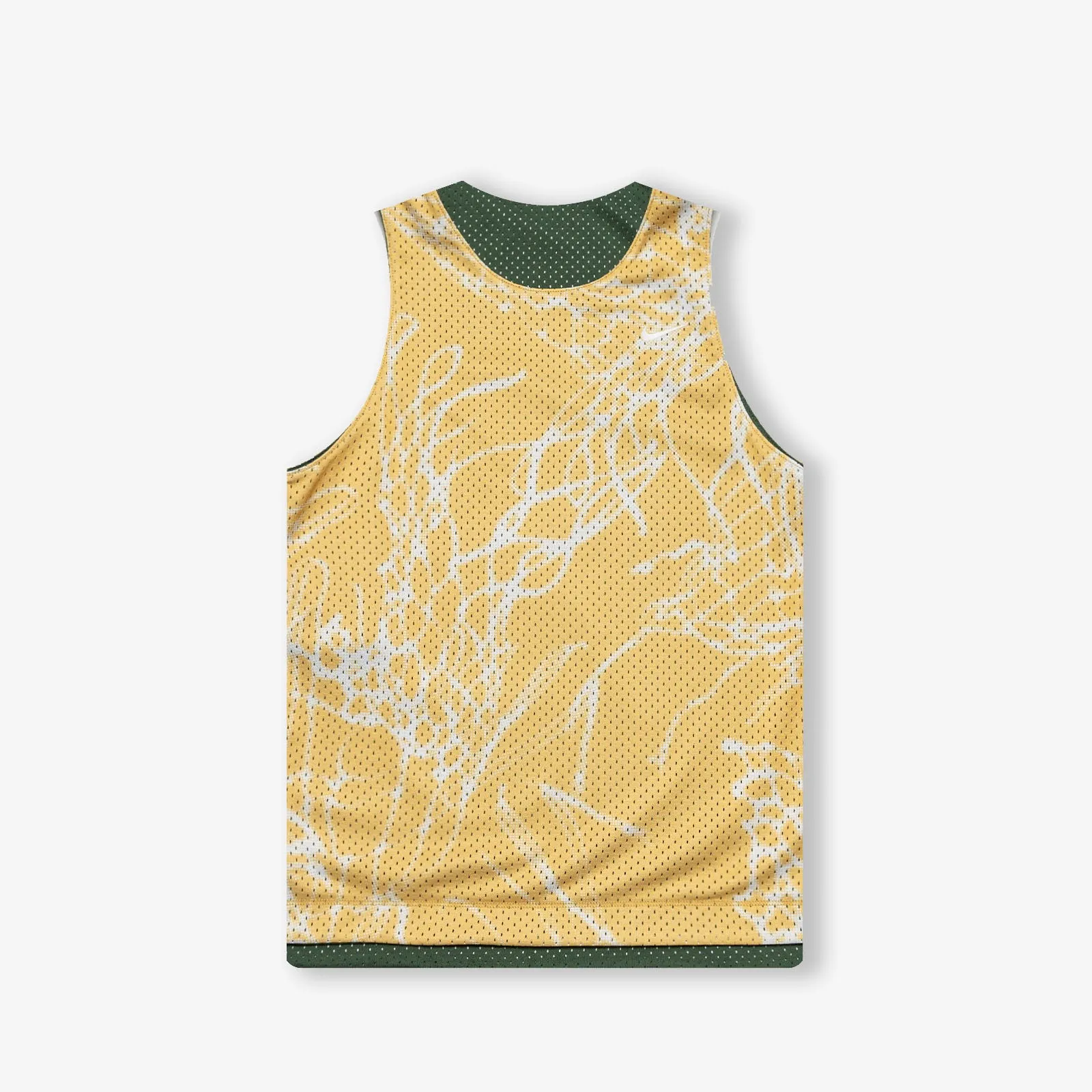 Culture of Basketball Swoosh Reversible Youth Tank - Fir/Gold