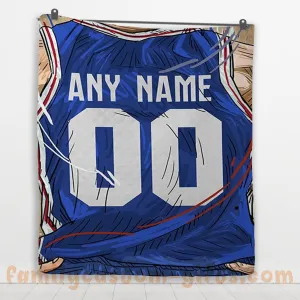Custom Premium Quilt Blanket Philadelphia Jersey Basketball Personalized Quilt Gifts for Her & Him