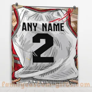 Custom Premium Quilt Blanket Toronto Jersey Basketball Personalized Quilt Gifts for Her & Him