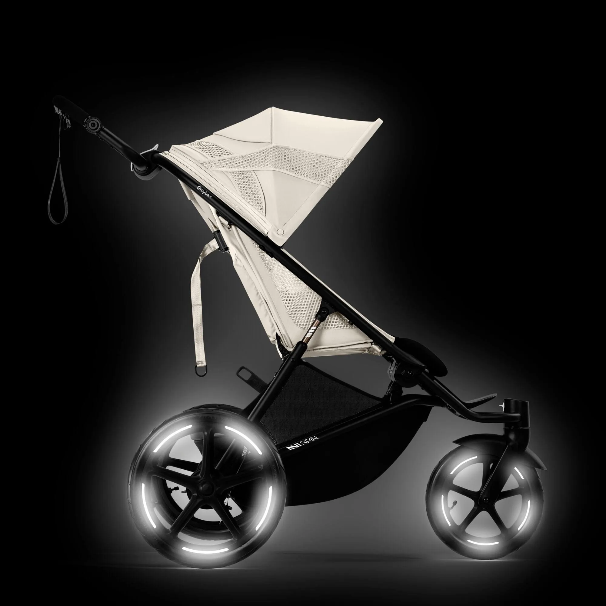 Cybex AVI Spin 3 Wheel Pram - Almond Beige