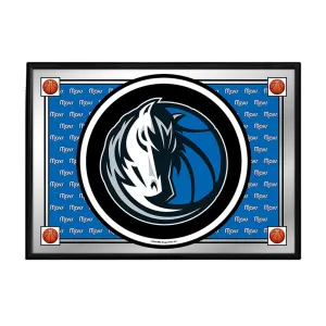 Dallas Mavericks: Team Spirit - Framed Mirrored Wall Sign