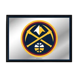 Denver Nuggets: Framed Mirrored Wall Sign