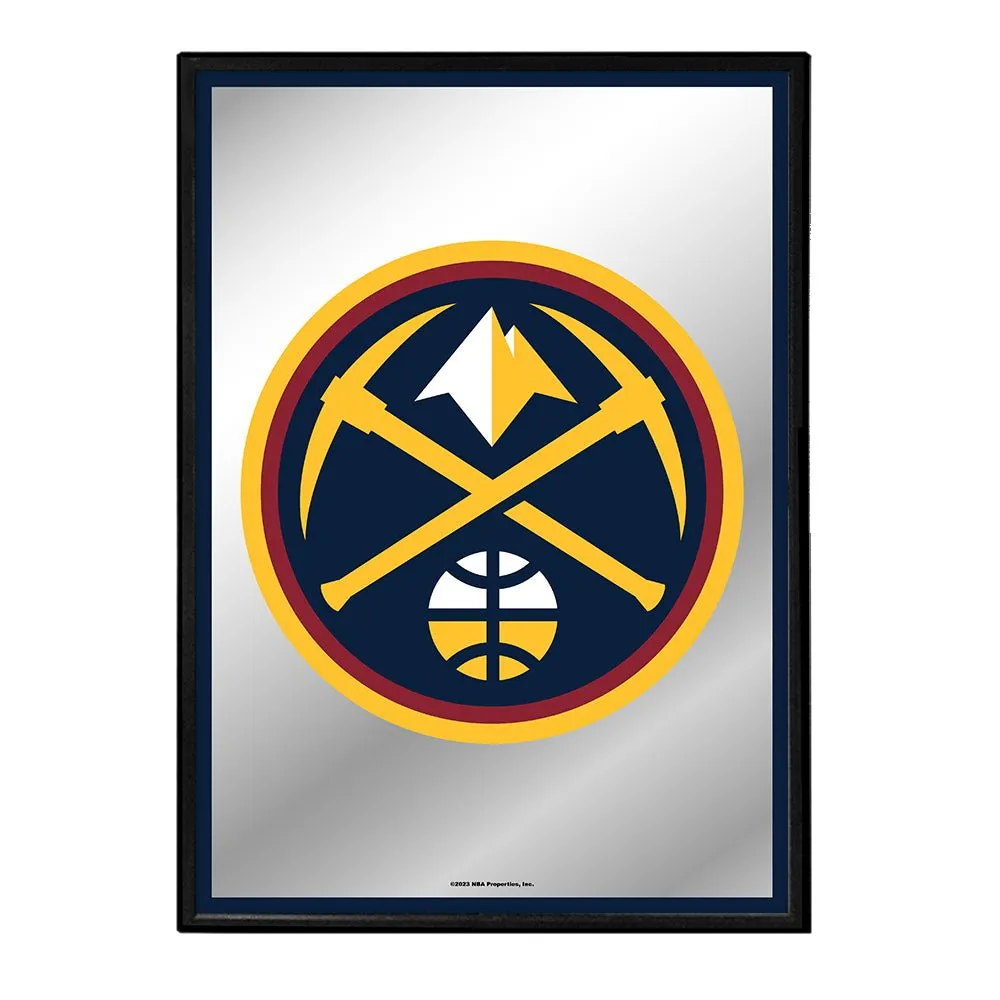 Denver Nuggets: Framed Mirrored Wall Sign