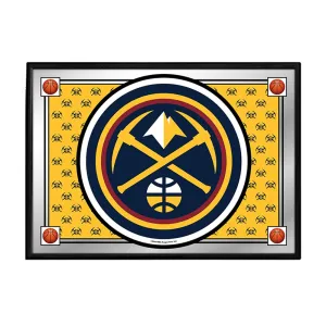 Denver Nuggets: Team Spirit - Framed Mirrored Wall Sign
