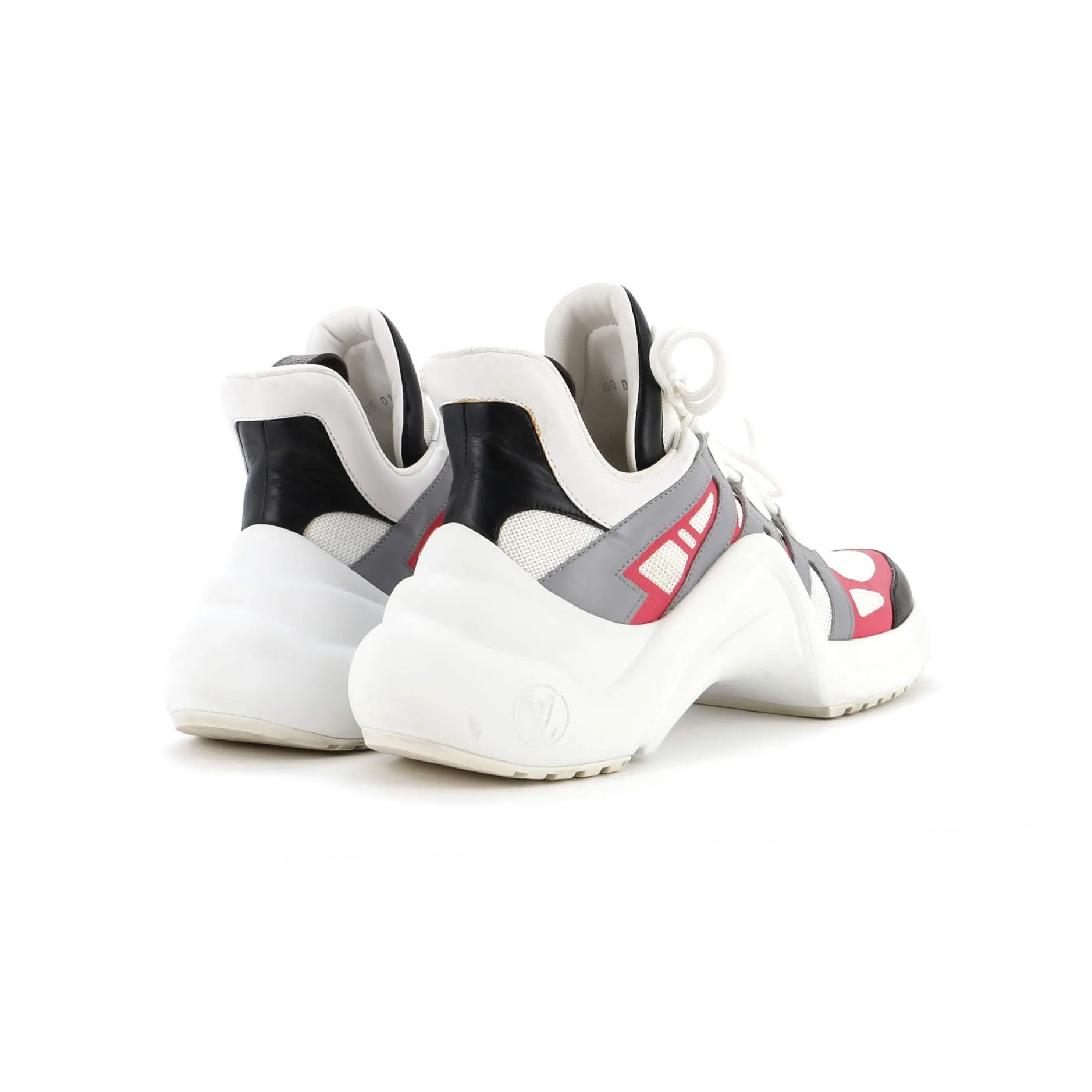 Designer Women's LV Archlight Sneakers Fabric and Leather