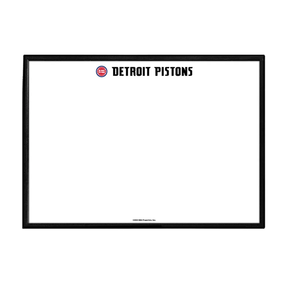 Detroit Pistons: Framed Dry Erase Wall Sign