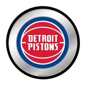Detroit Pistons: Modern Disc Mirrored Wall Sign