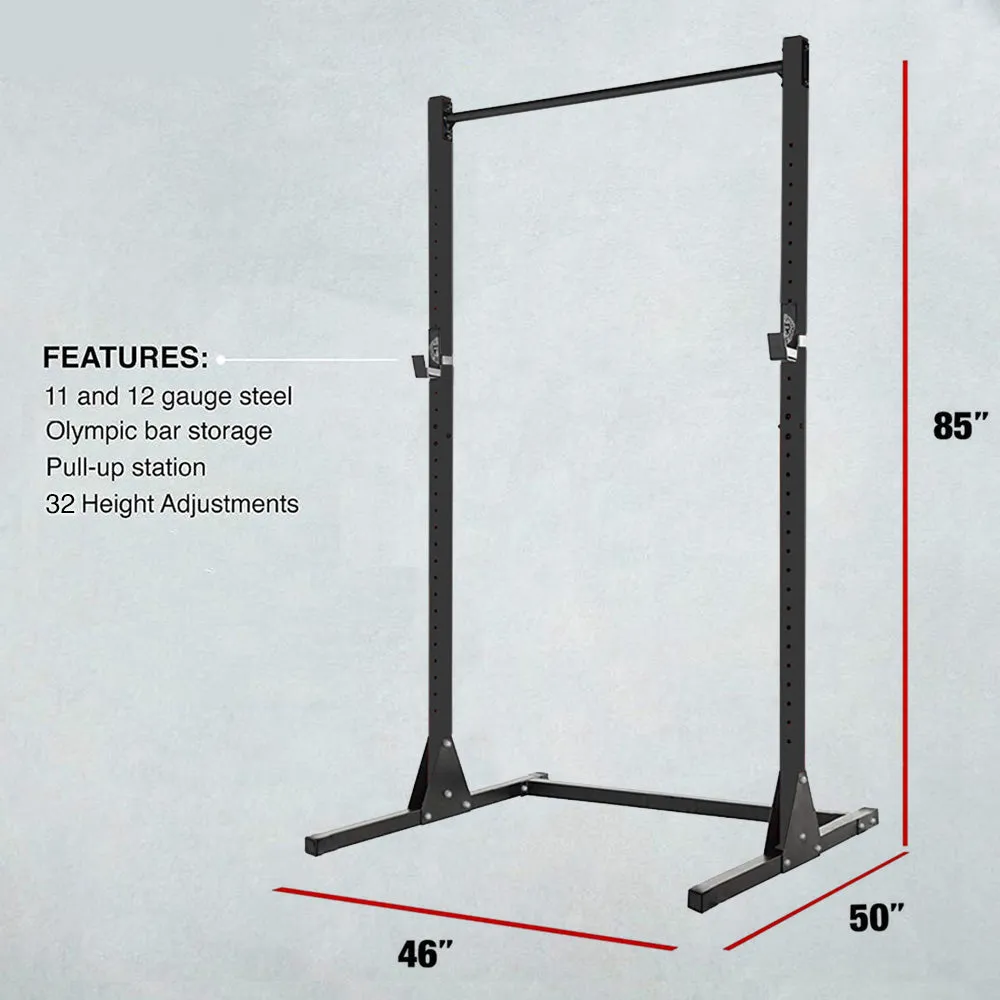 Diagor Squat Power Rack D9 with Free Collars