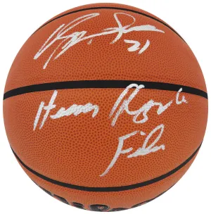 Dominique Wilkins Signed Wilson I/O NBA Basketball w/Highlight Film - (SS COA)