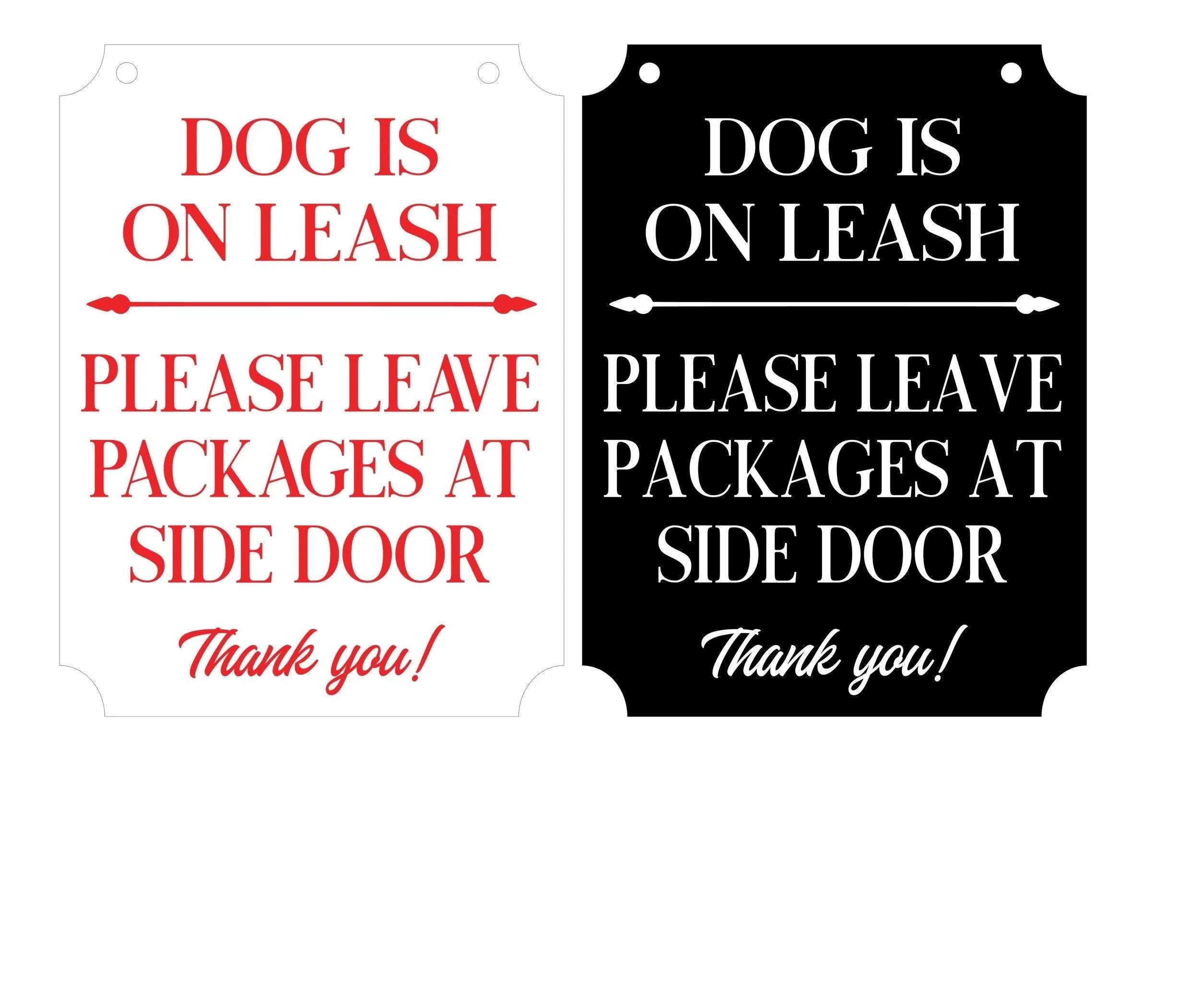 Door Hanger/Sign 6" x 8" Custom WOOD