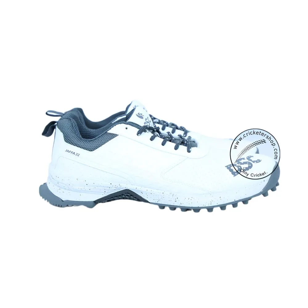 Dsc Jaffa 22 Gray White Cricket Rubber Shoes