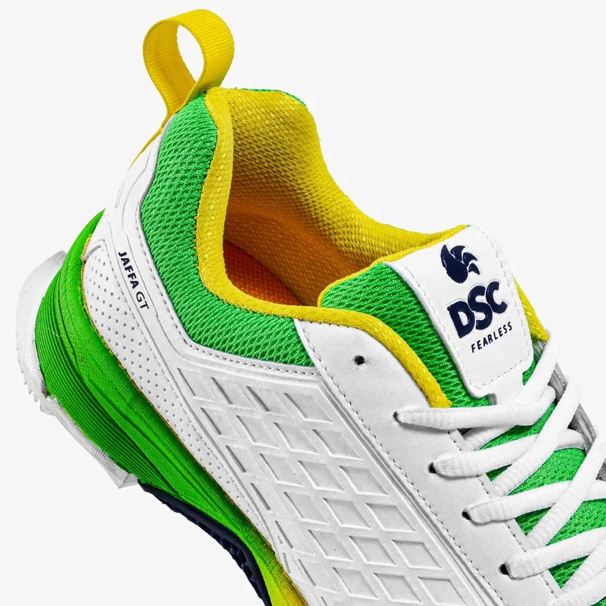 DSC Jaffa GT Cricket Shoes (White/Green)