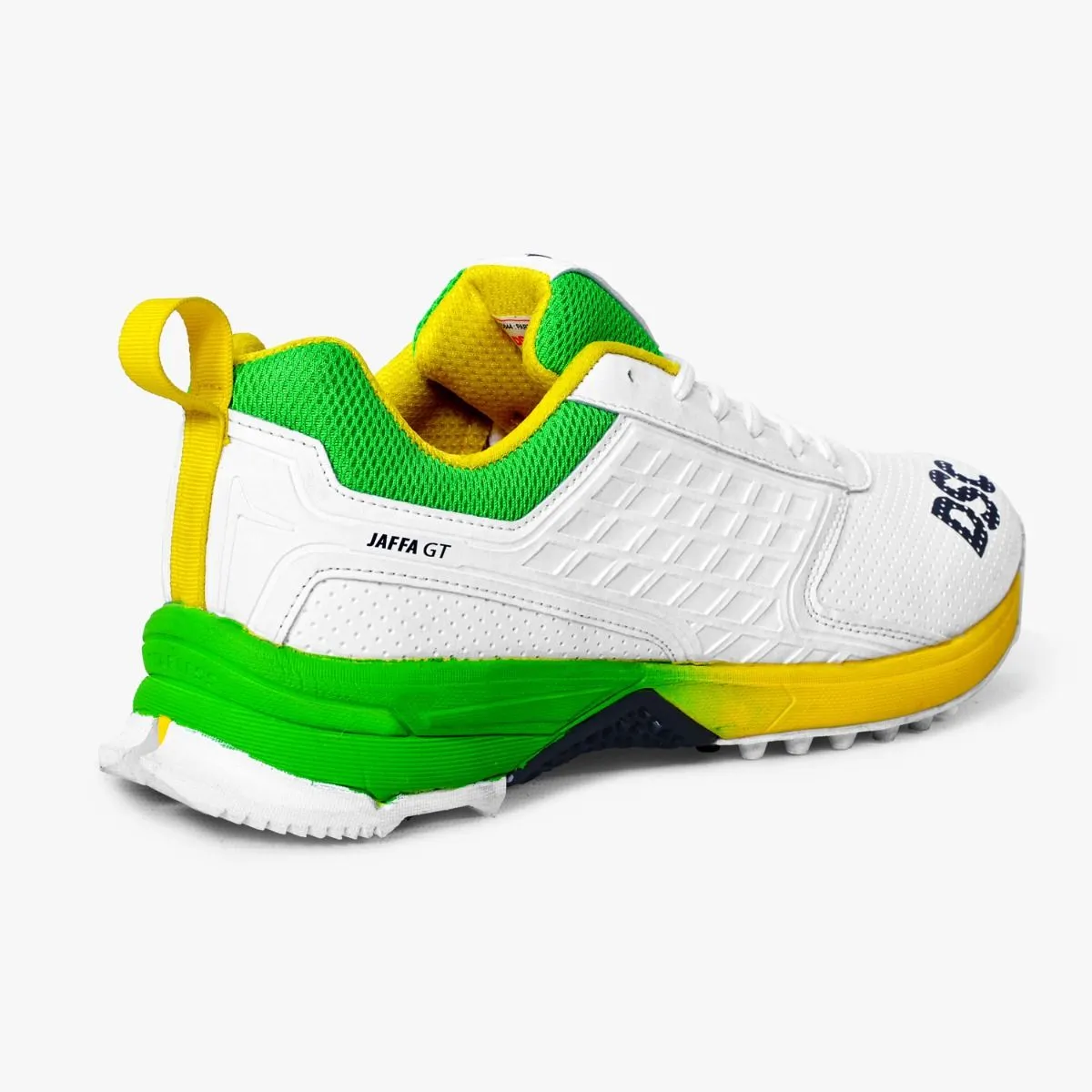 DSC Jaffa GT Cricket Shoes (White/Green)