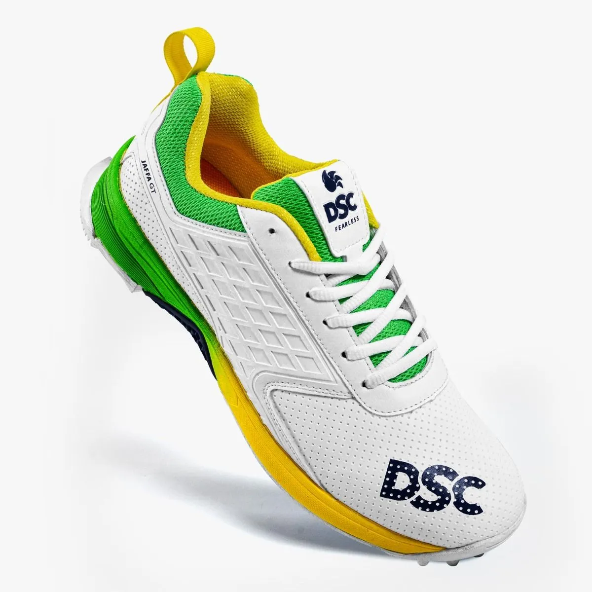 DSC Jaffa GT Cricket Shoes (White/Green)
