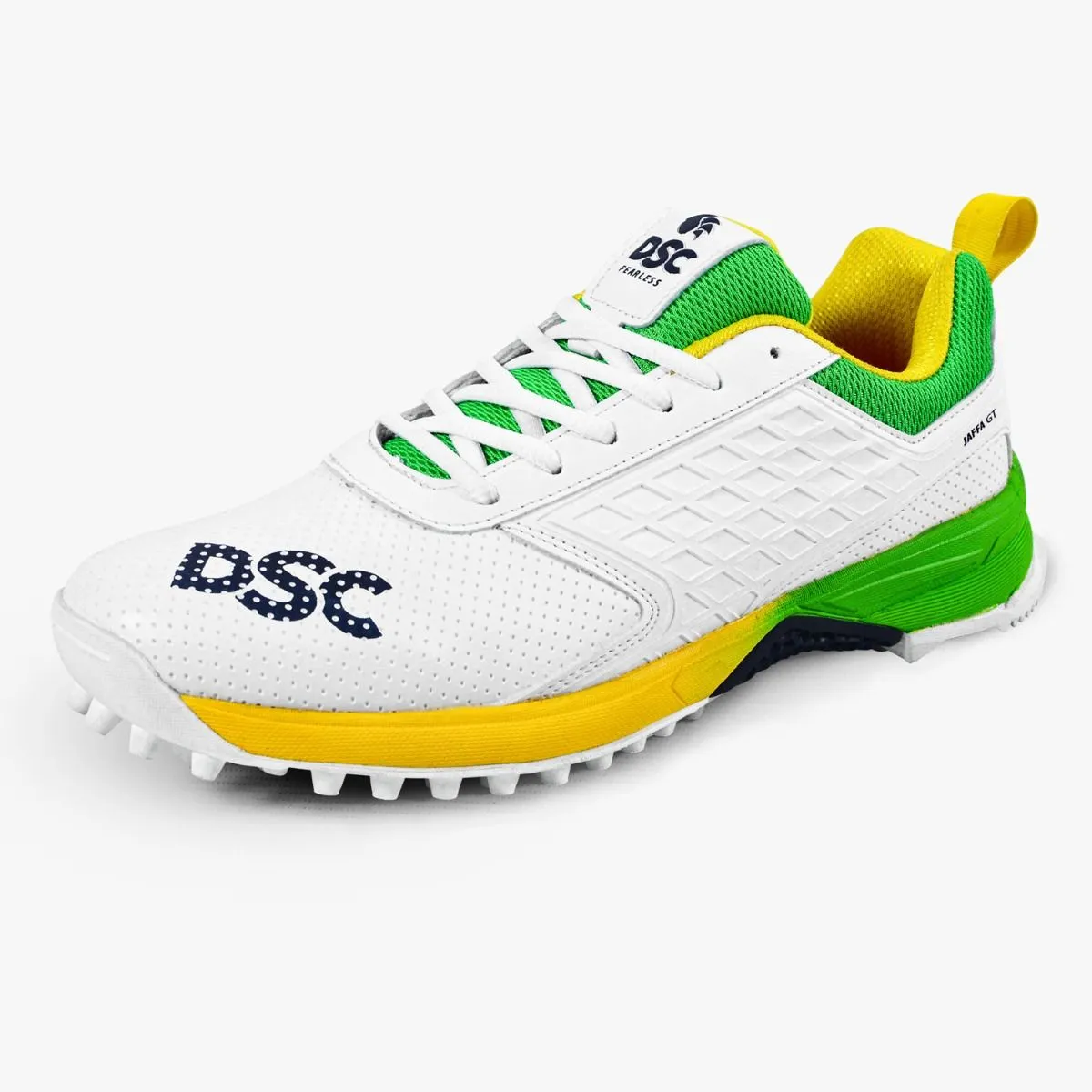 DSC Jaffa GT Cricket Shoes (White/Green)