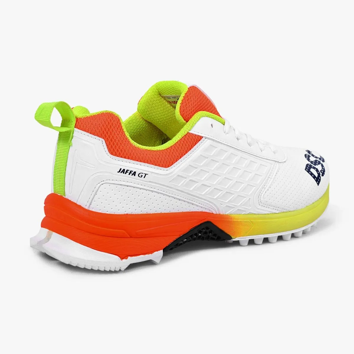 DSC Jaffa GT Cricket Shoes (White/Orange)