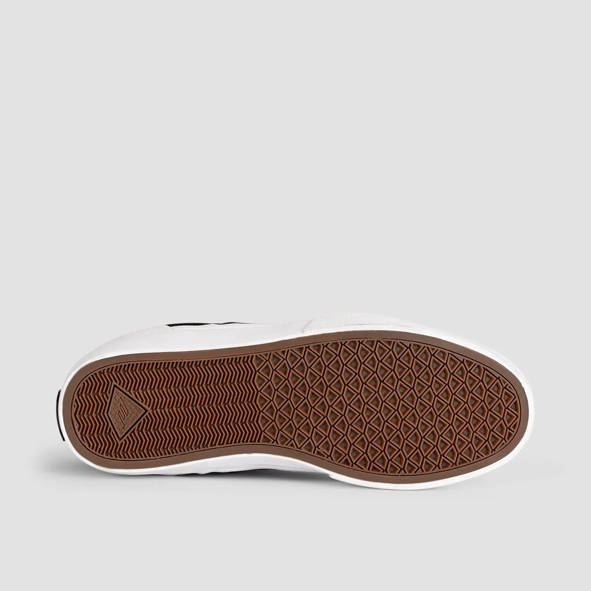 Emerica Pillar Shoes - Black/White/Gold