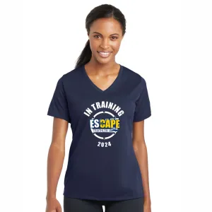 ETC Women's Tech V-Neck Tee -Navy- 2024 In Training