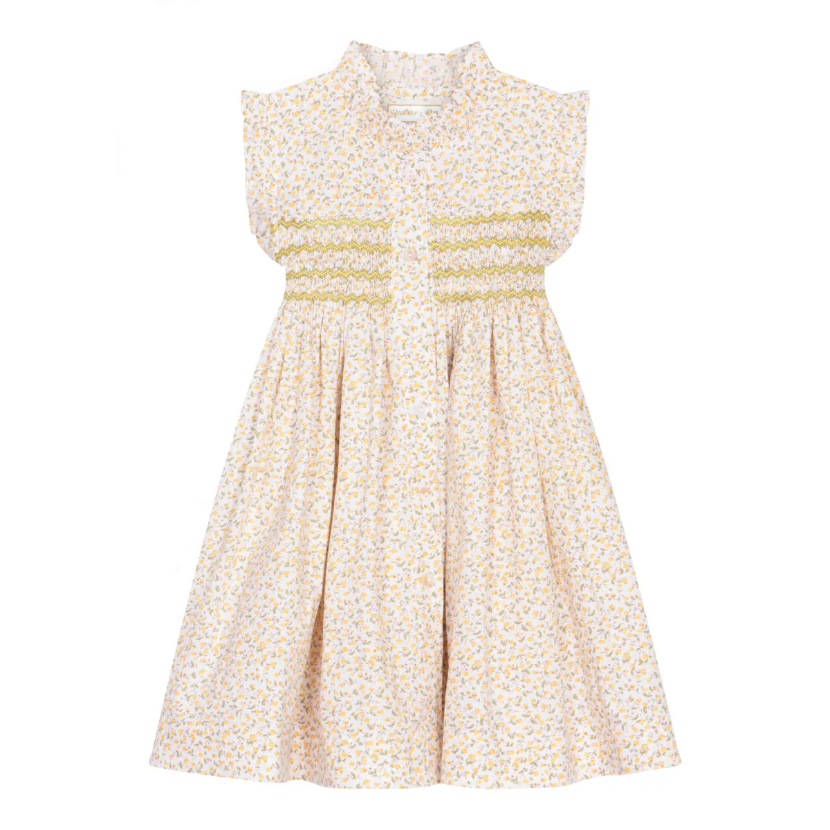Eunice Handsmocked Girl Dress