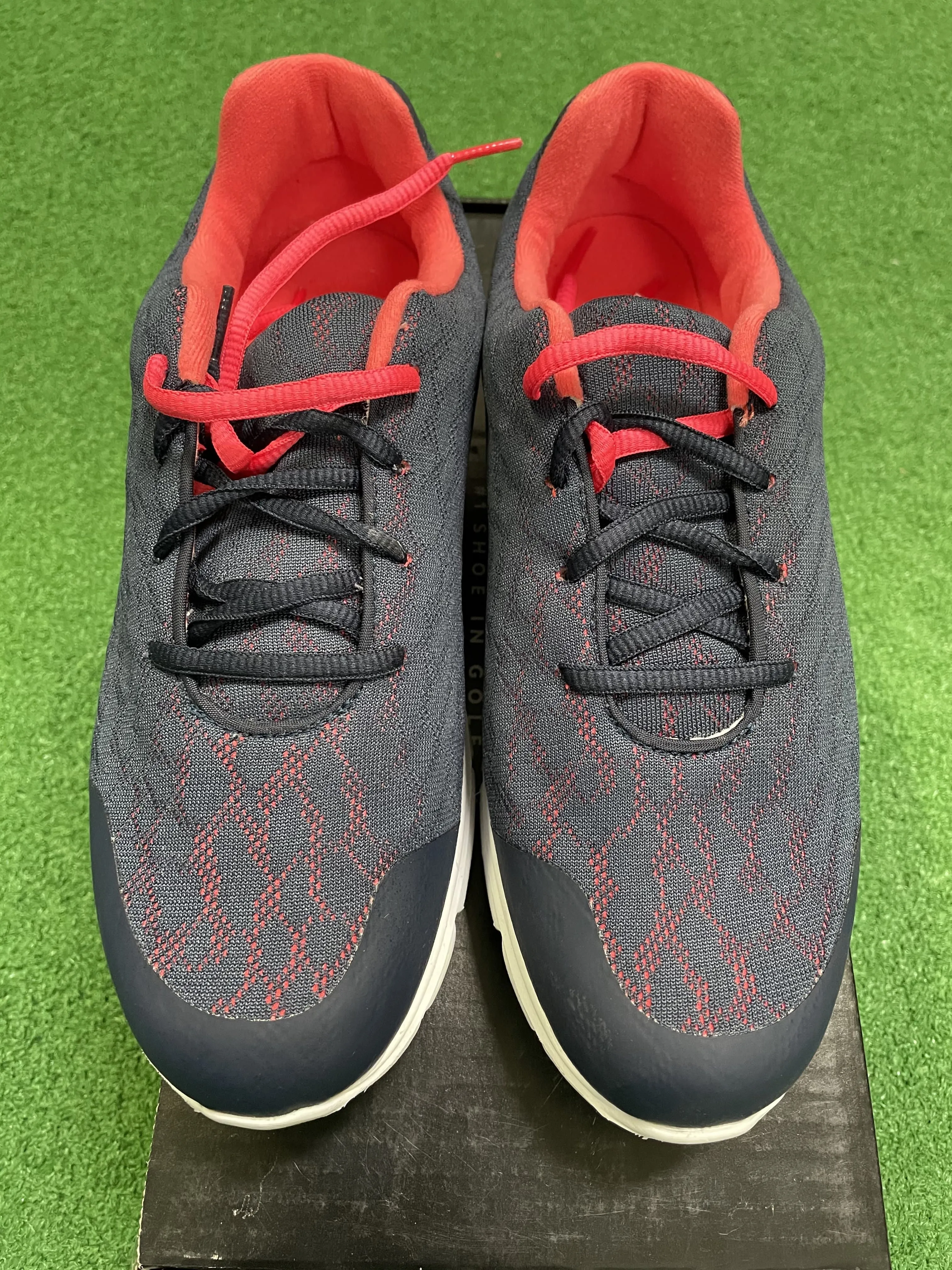 EX Shop Display Footjoy Ladies enJoy Golf Shoes 95714K / Navy Papaya / Size UK6.5