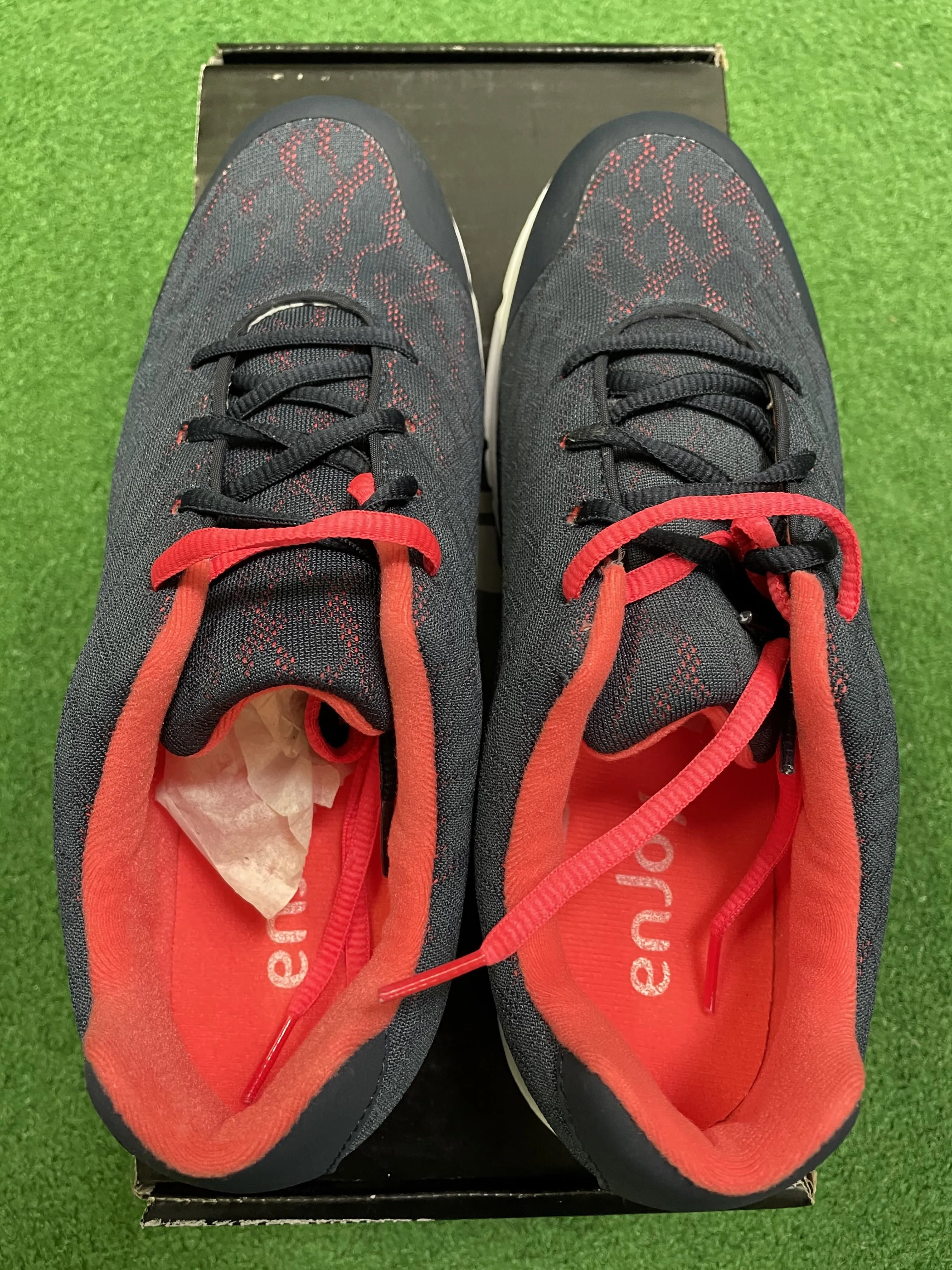 EX Shop Display Footjoy Ladies enJoy Golf Shoes 95714K / Navy Papaya / Size UK6.5