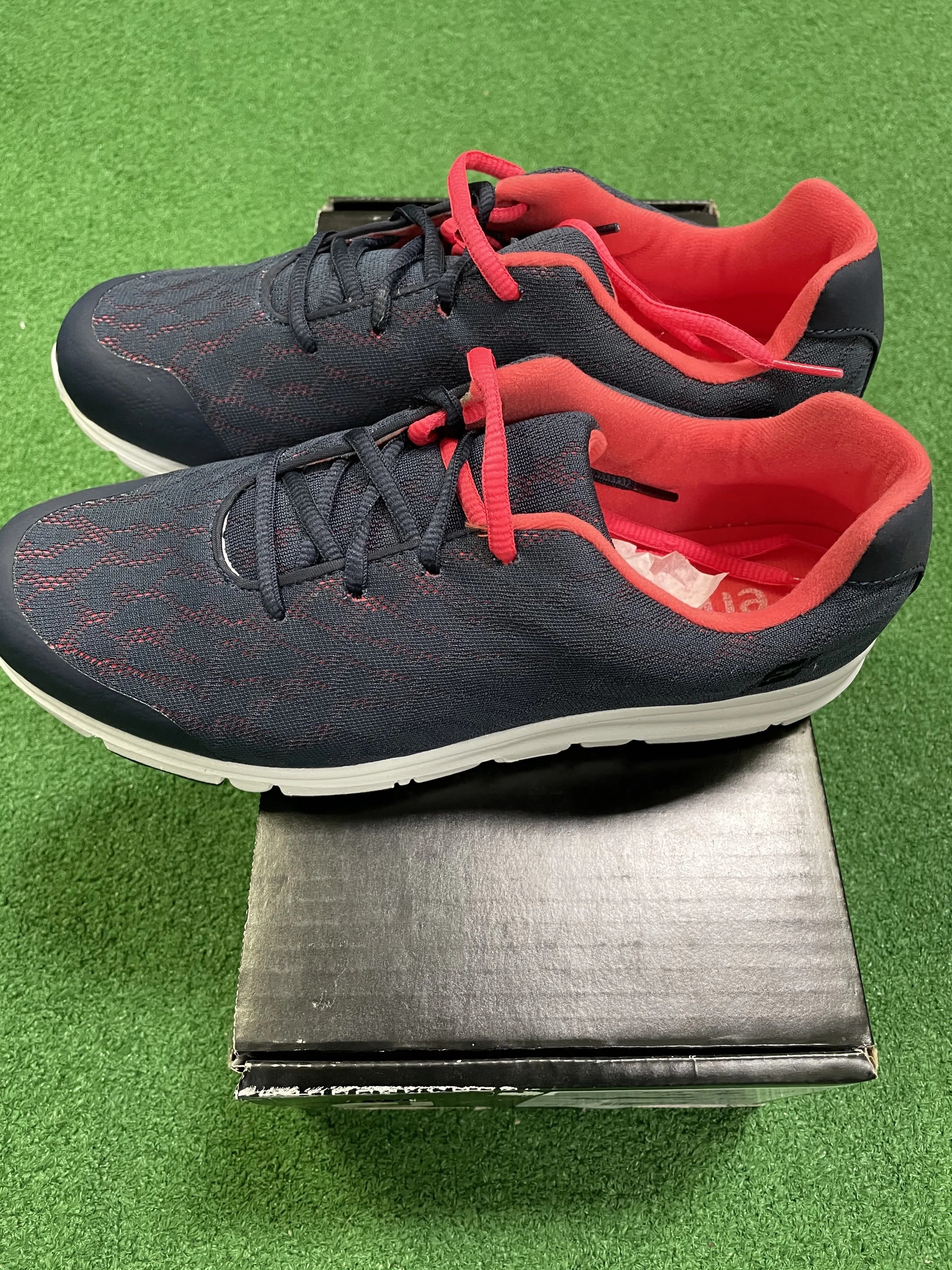 EX Shop Display Footjoy Ladies enJoy Golf Shoes 95714K / Navy Papaya / Size UK6.5